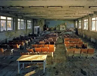 Robert Polidori - Auditorium in School #5, Pripyat 2001.webp